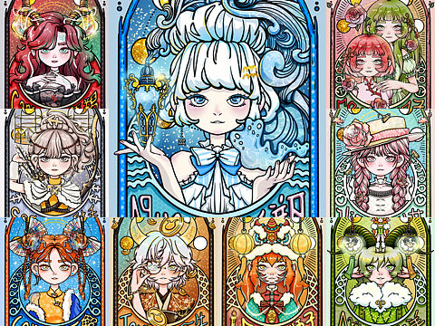 原创插画｜十二星座