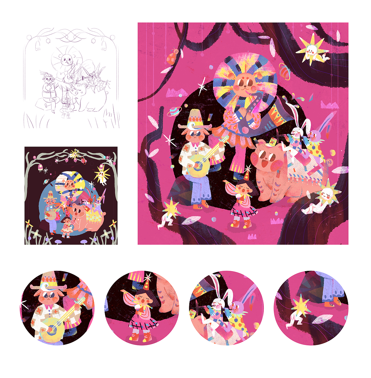 近期插画作品小结