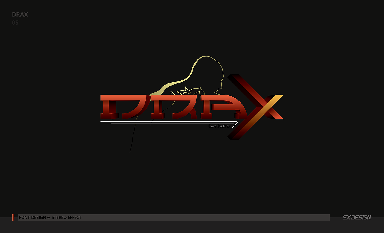 银河护卫队 字体设计