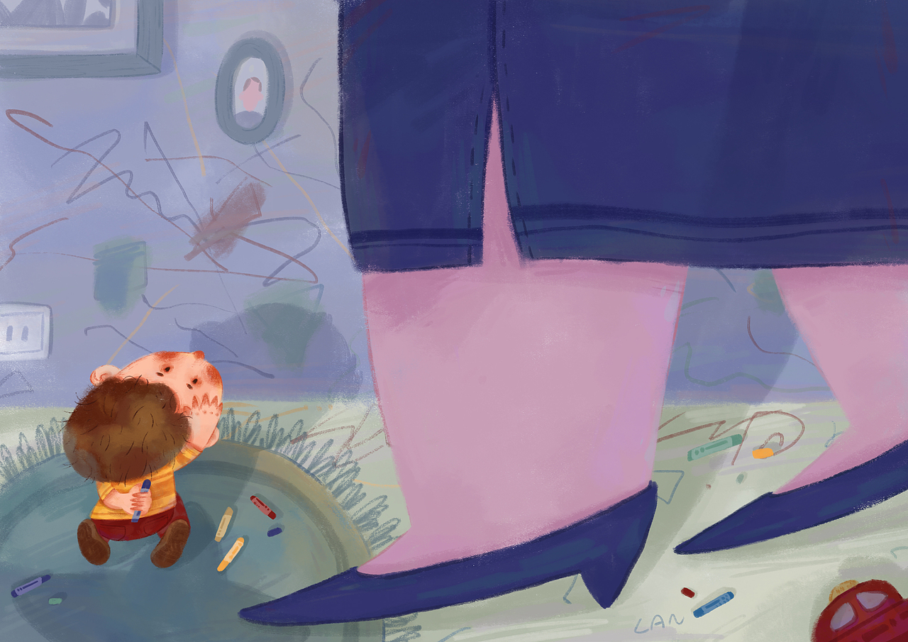 捣蛋技能升级（图ZMjU1MDE4NDYw） - 儿童插画 - 站酷设计师一颗豌豆蓝原创素材 - 站酷ZCOOL