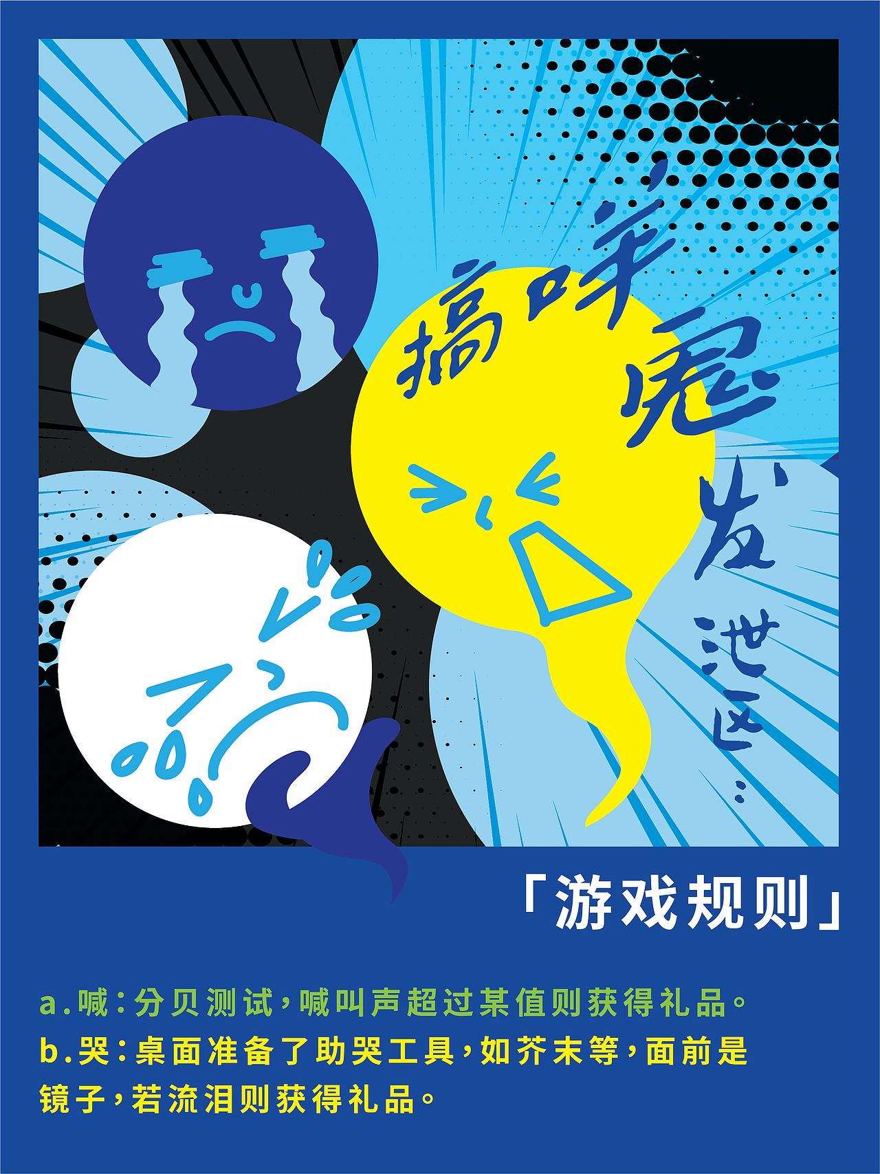 不同区域的小海报