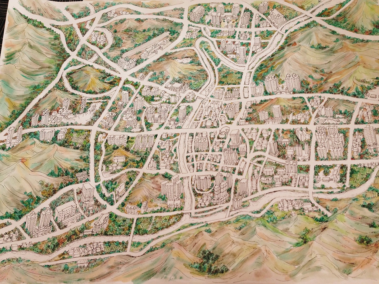 景德镇房产地图（图ZMzEyMTc3NjQ=） - 商业插画 - 站酷设计师PeteZheng原创素材 - 站酷ZCOOL