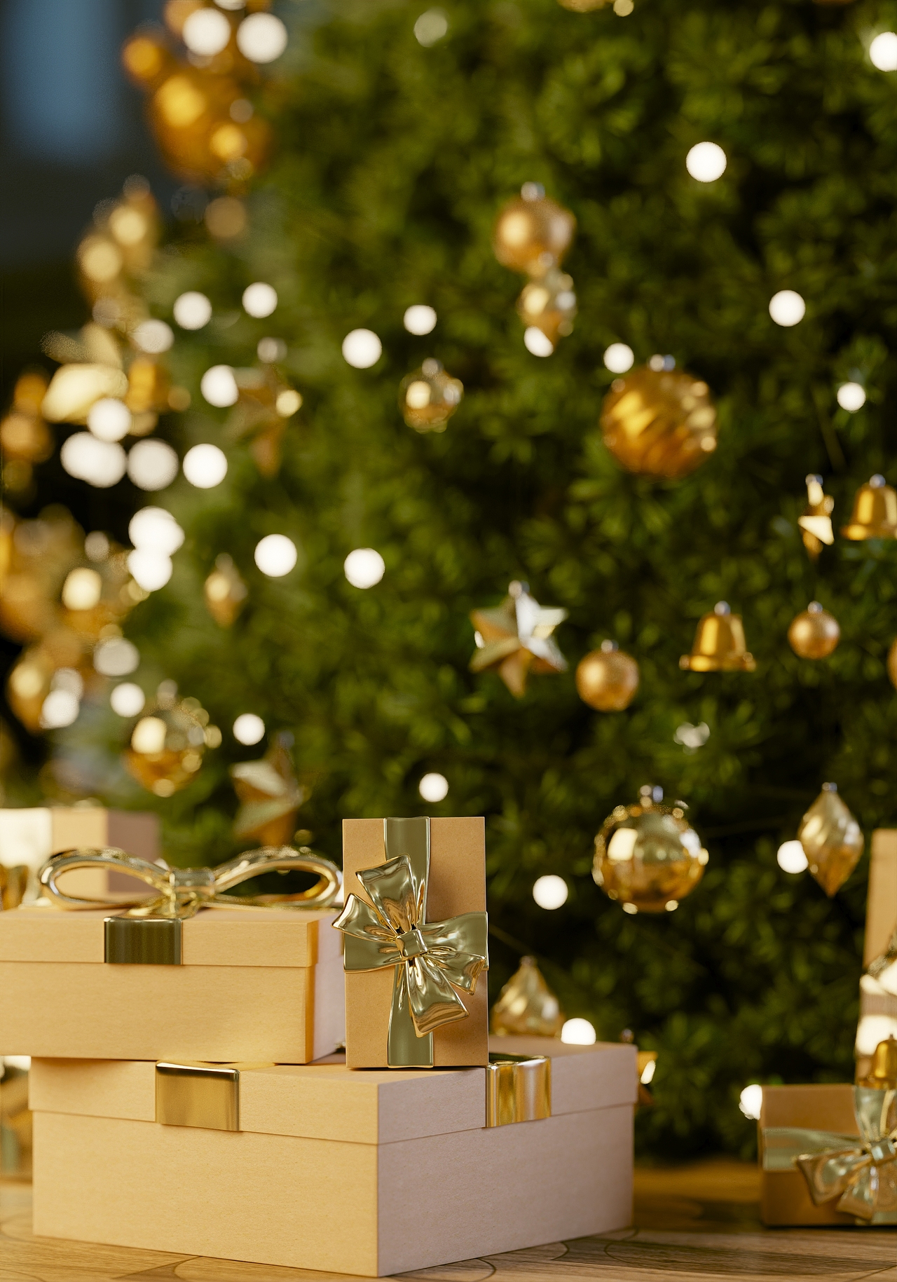 圣诞树三维制作|三维|场景|摩登时代设计_原创作品-站酷zcool