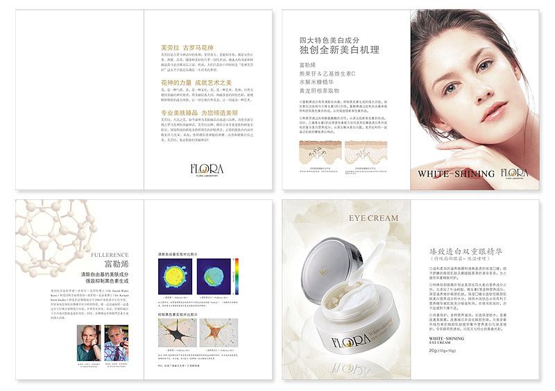某日本进口护肤品美白系列相关设计
