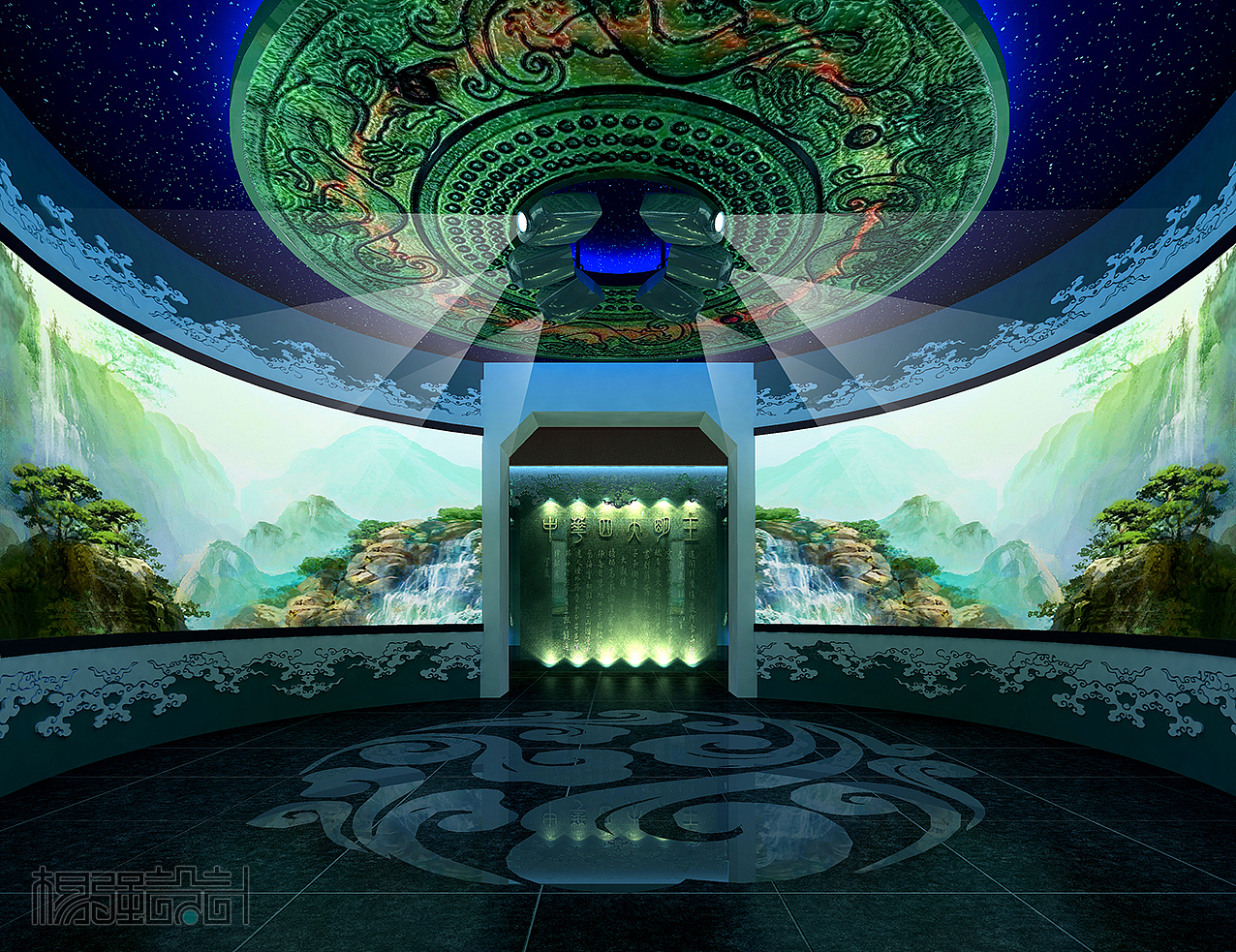 玉石国际展馆设计（图ZMTAwMzM0OTY0） - 展陈设计 - 站酷设计师杨强设计原创素材 - 站酷ZCOOL