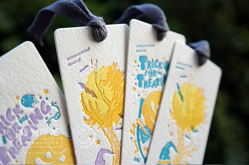 万圣节 Letterpress活版印刷书签（图ZMjEzMzIwMzY=） - 图案 - 站酷设计师梧桐印記原创素材 - 站酷ZCOOL