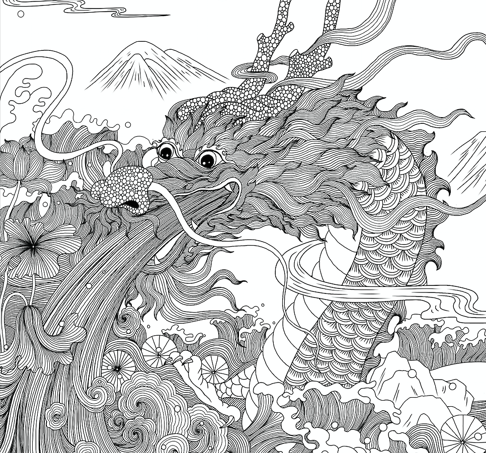 龙（图ZMTA3NTYwNzcy） - 商业插画 - 站酷设计师陈小橙CR原创素材 - 站酷ZCOOL