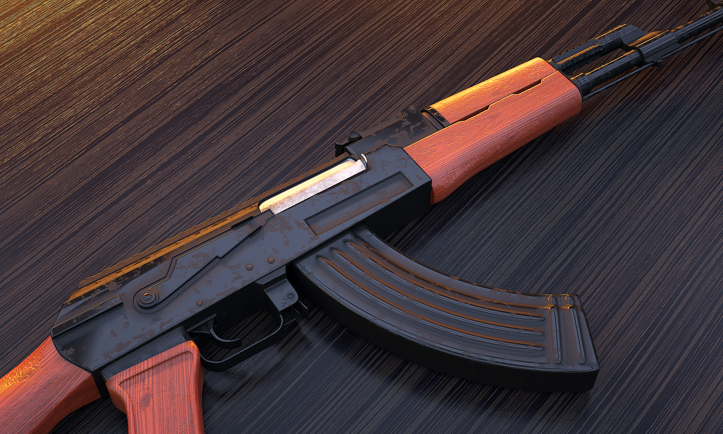 ak47建模渲染练习