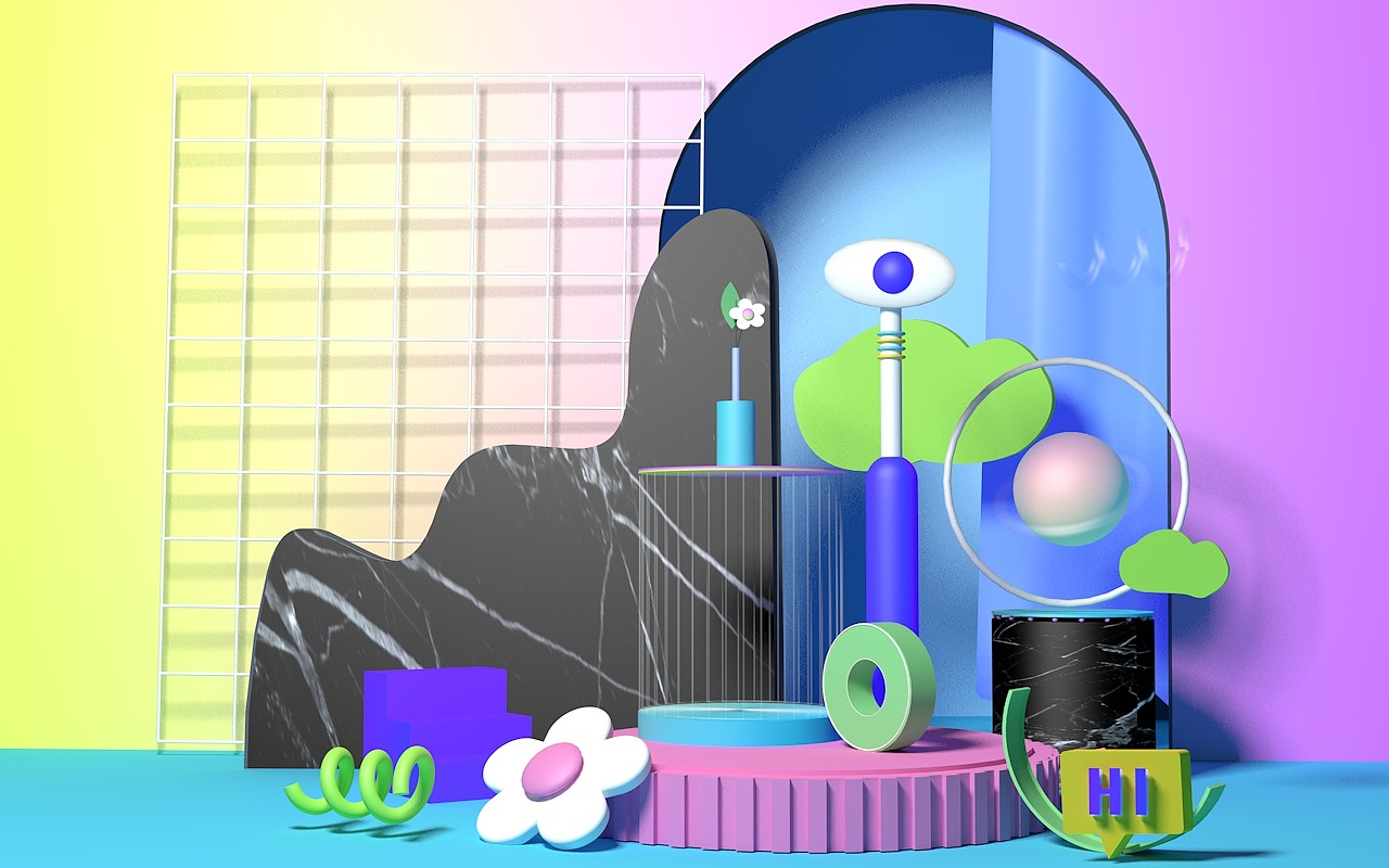 C4D临摹（图ZMjQxNjg0MTk2） - 其他平面 - 站酷设计师桃_纸原创素材 - 站酷ZCOOL