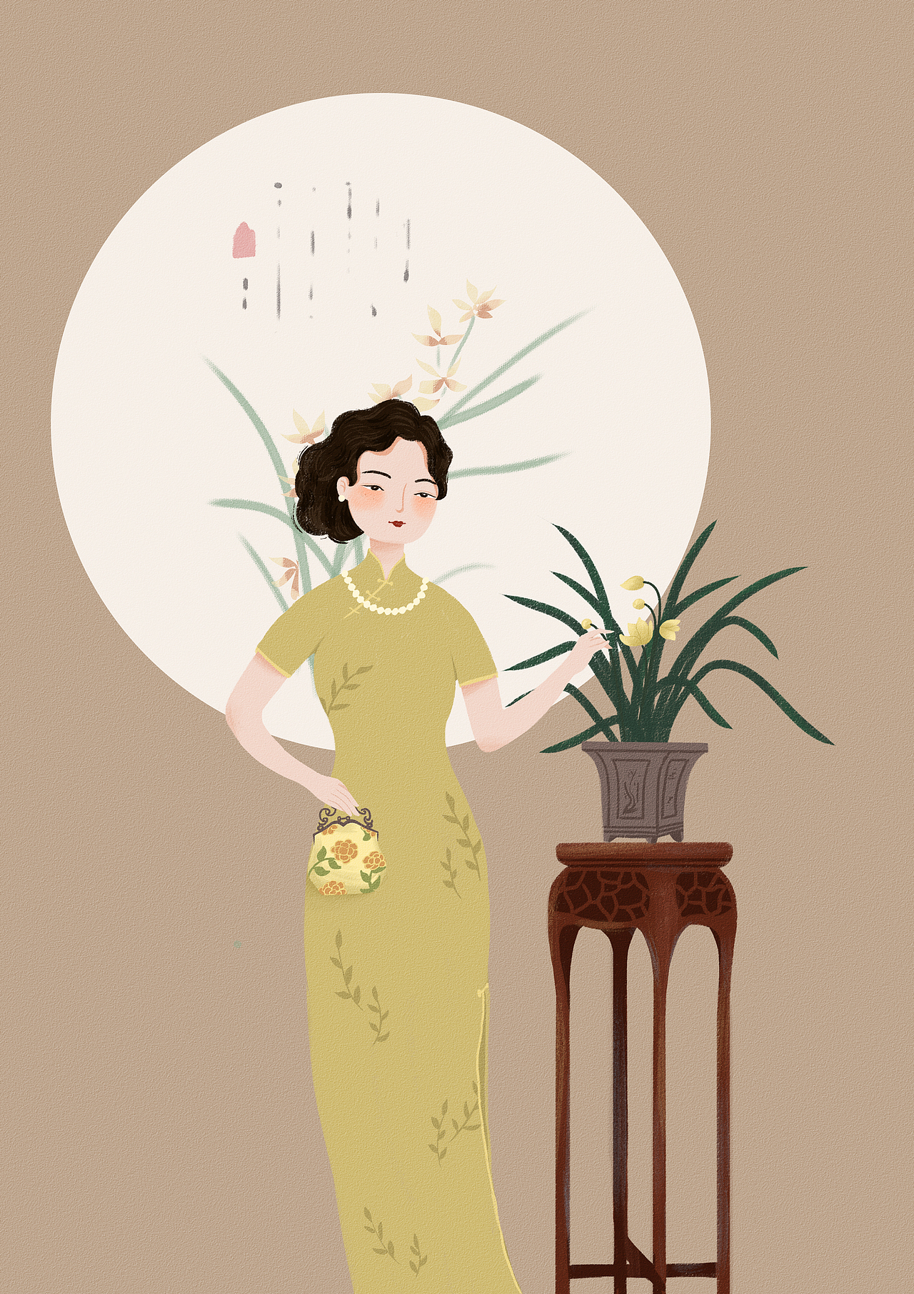 天青色等烟雨 而我在等你（图ZMjIwODAzNjMy） - 商业插画 - 站酷设计师十六胖嘟嘟原创素材 - 站酷ZCOOL