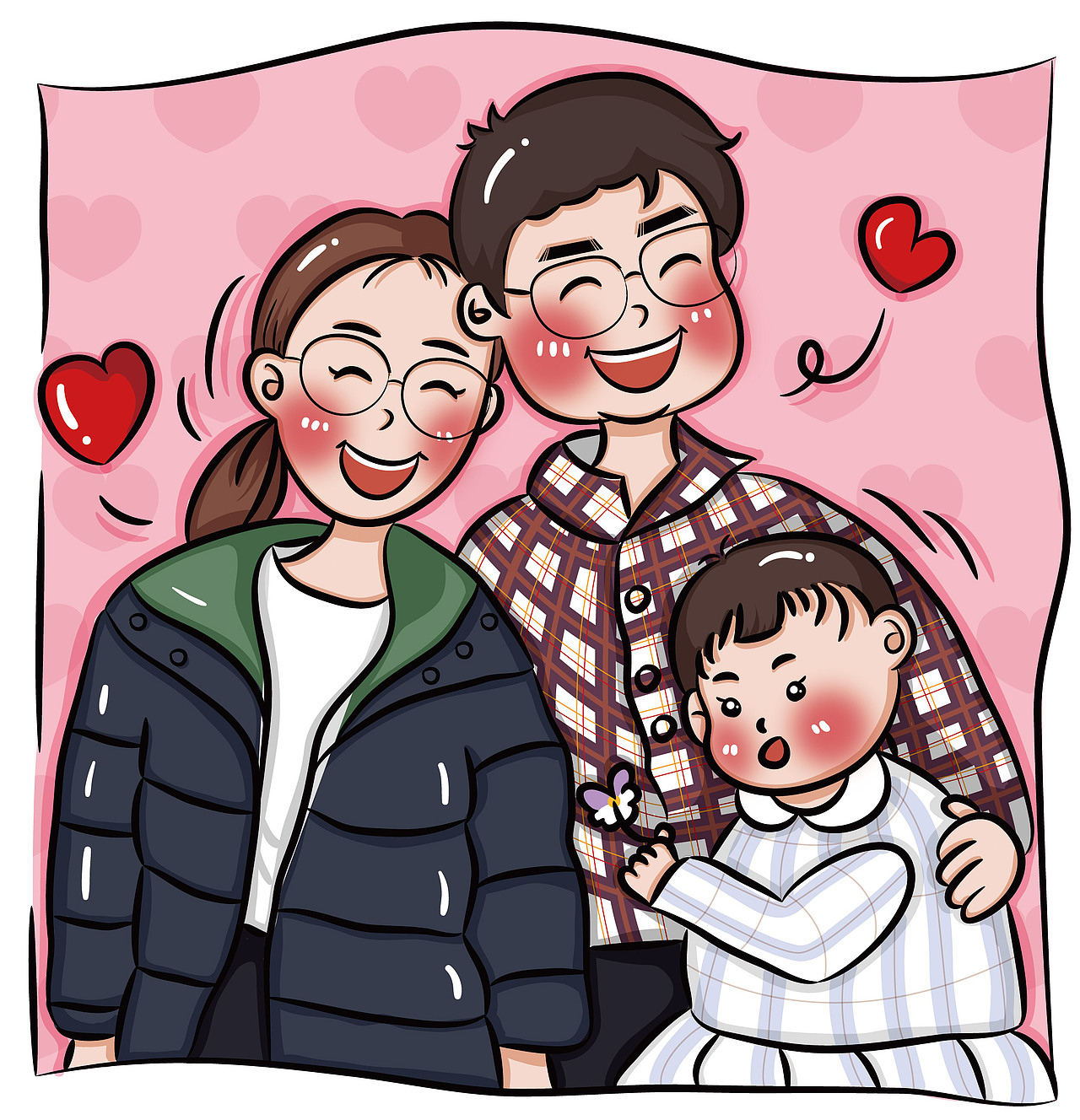 全家福|插画|创作习作|collector_原创作品-站酷zcool