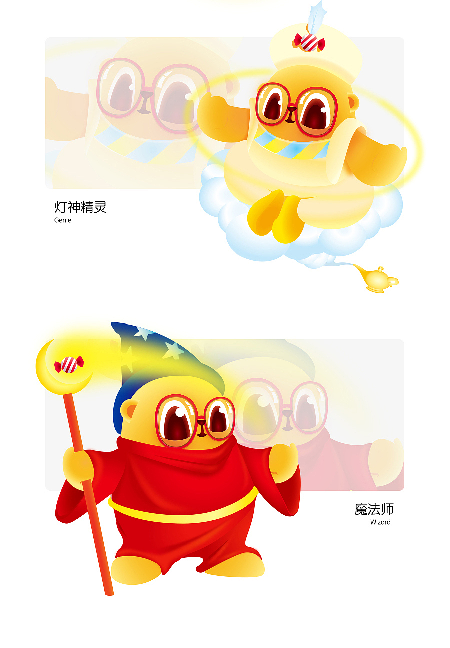 【大眼熊博士】熊博士卡通形象设计（图ZNzU3NzAwOTI=） - 包装 - 站酷设计师一零510原创素材 - 站酷ZCOOL