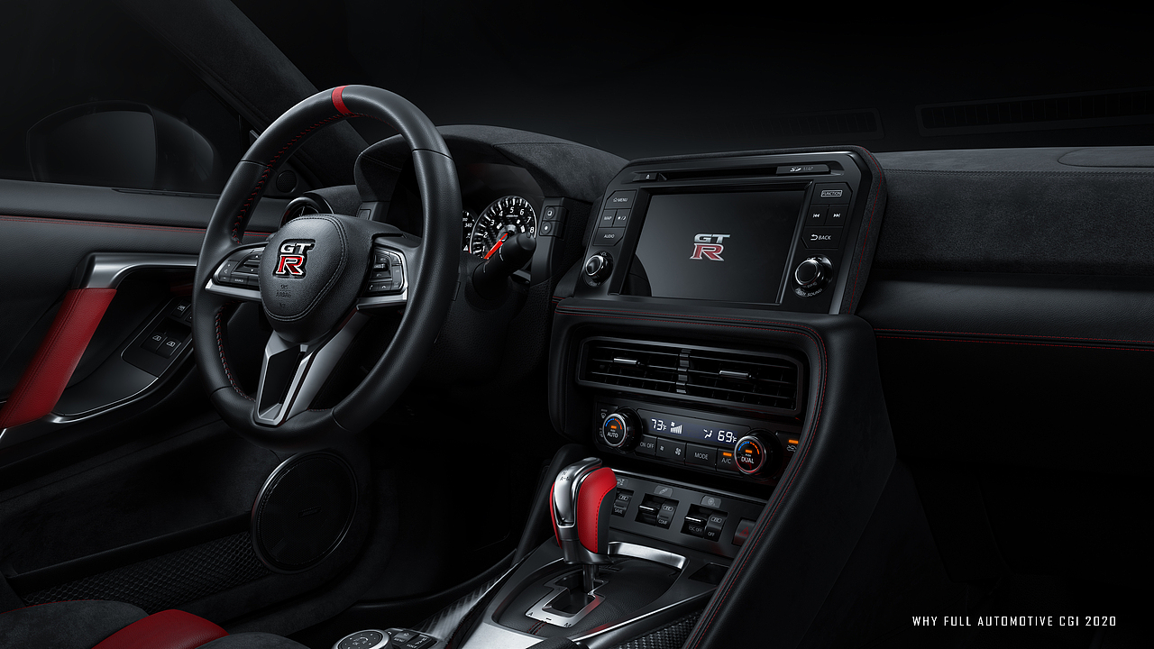 Nissan GTR&BMW M760渲染