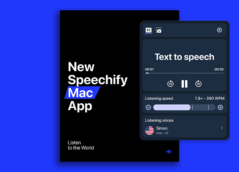 Speechify Mac App