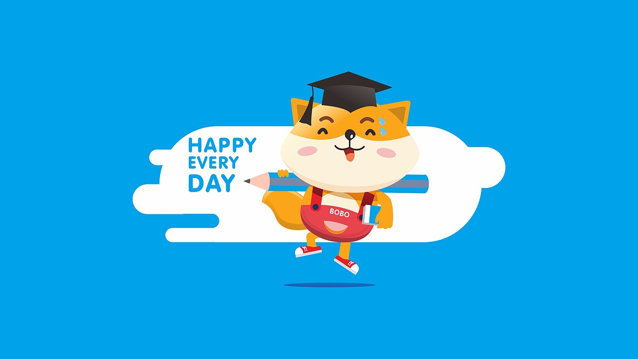 狐狸波波吉祥物设计