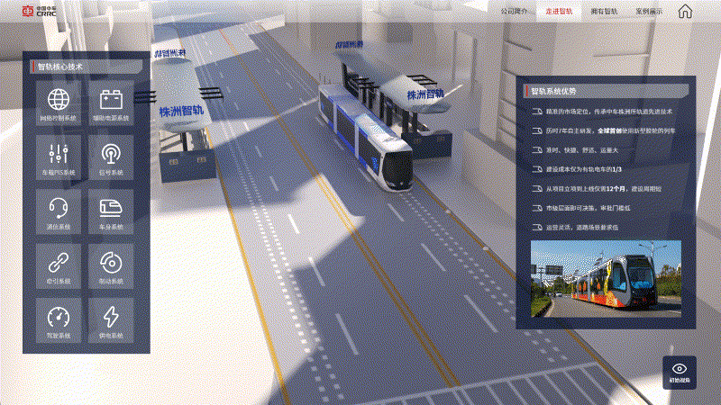 中车智轨3D云展厅