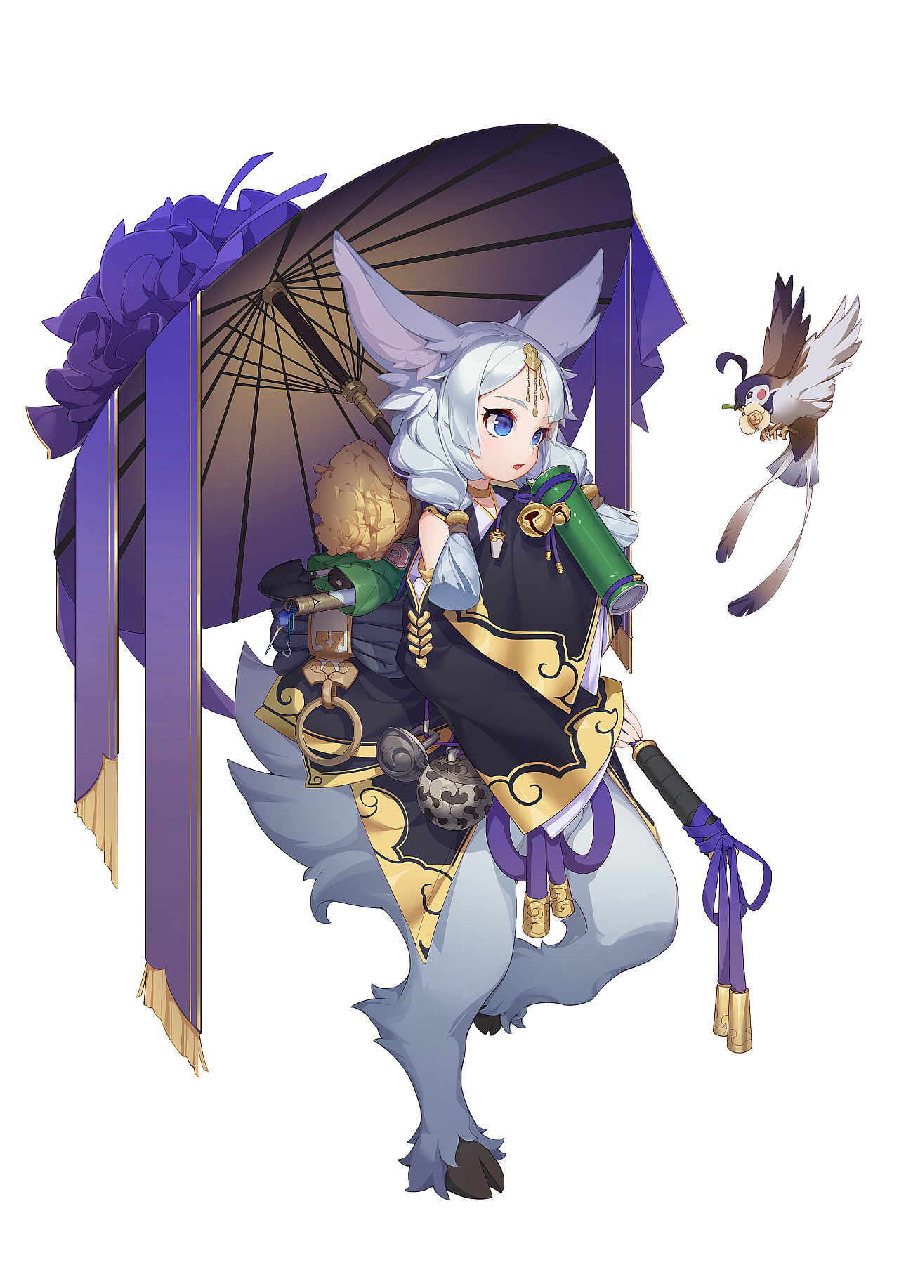 灵鹿|插画|游戏原画|葡鼠 - 原创作品 - 站酷 (zcool)