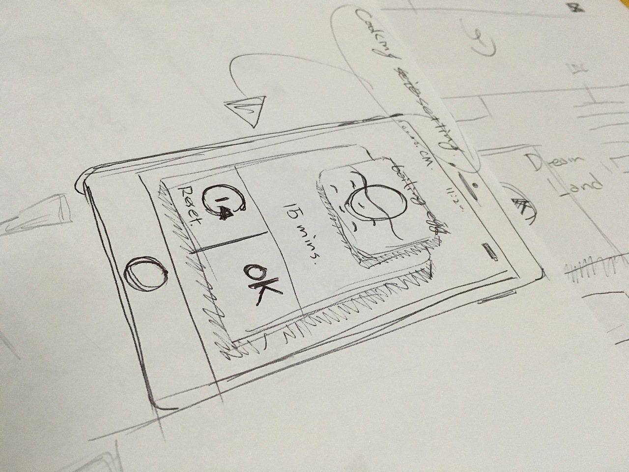 界面草图&直美与加奈子的手写字体设计不良示范