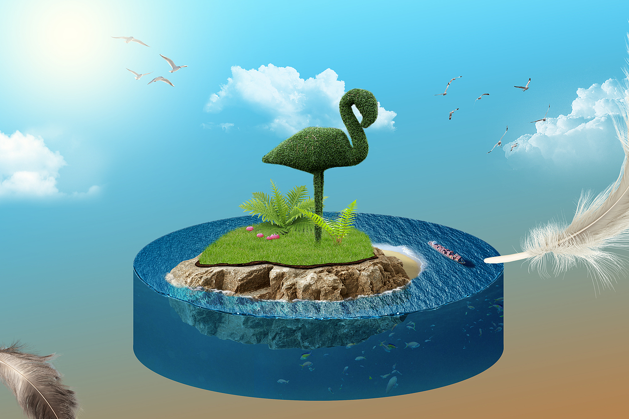 水立方海报合成设计（图ZMTY0NjM2NTQw） - 海报 - 站酷设计师鸣仁设计工作室原创素材 - 站酷ZCOOL