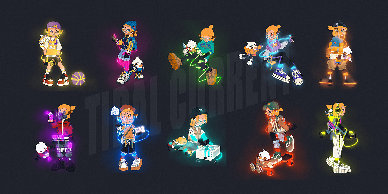 卡通潮流人设插画（图ZMjc5MjY5MjEy） - 新锐潮流插画 - 站酷设计师SHAHUHU庆庆原创素材 - 站酷ZCOOL