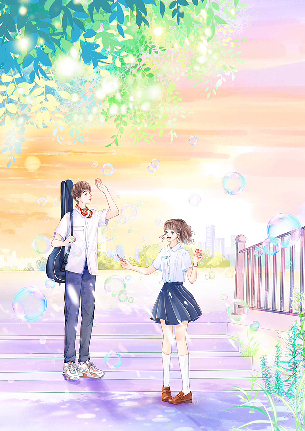 我画过的青春插画