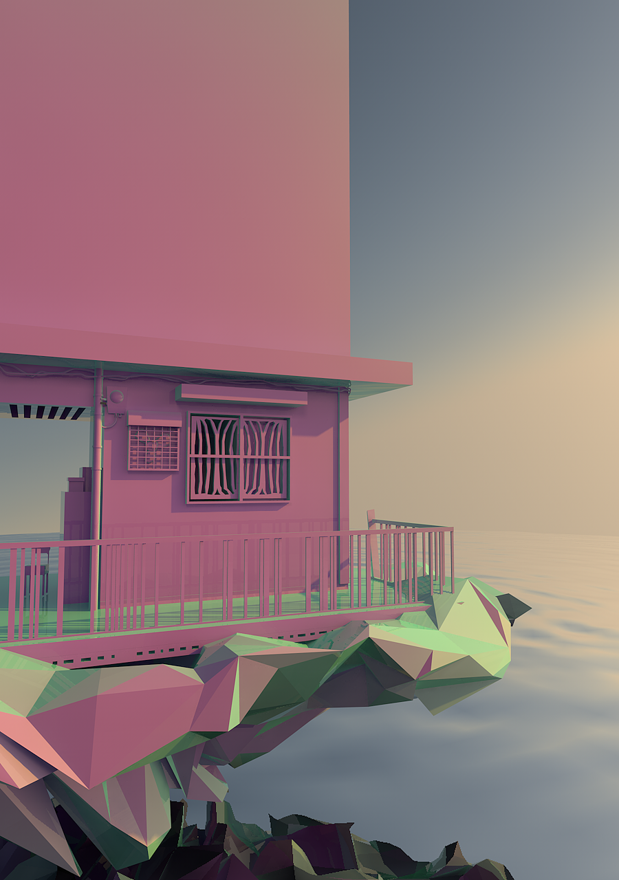 C4D第七次作业lowploy风格（图ZMTI2NTA0ODg0） - 其他三维 - 站酷设计师JIMFOUR林原创素材 - 站酷ZCOOL