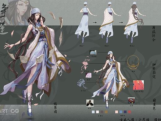 艺数绘特训班学员角色作品 讲师钟风华