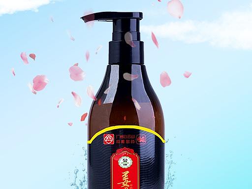 广药白云山姜果粒洗发露母亲节产品海报