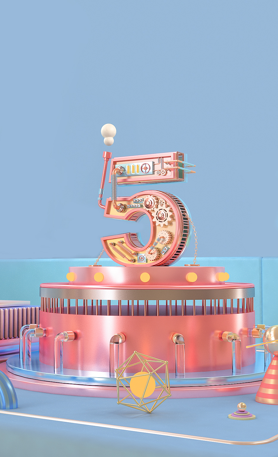 机械城C4D建模渲染（学习中）（图ZMjkxMTk0NzY4） - 机械/交通 - 站酷设计师Z18732542原创素材 - 站酷ZCOOL