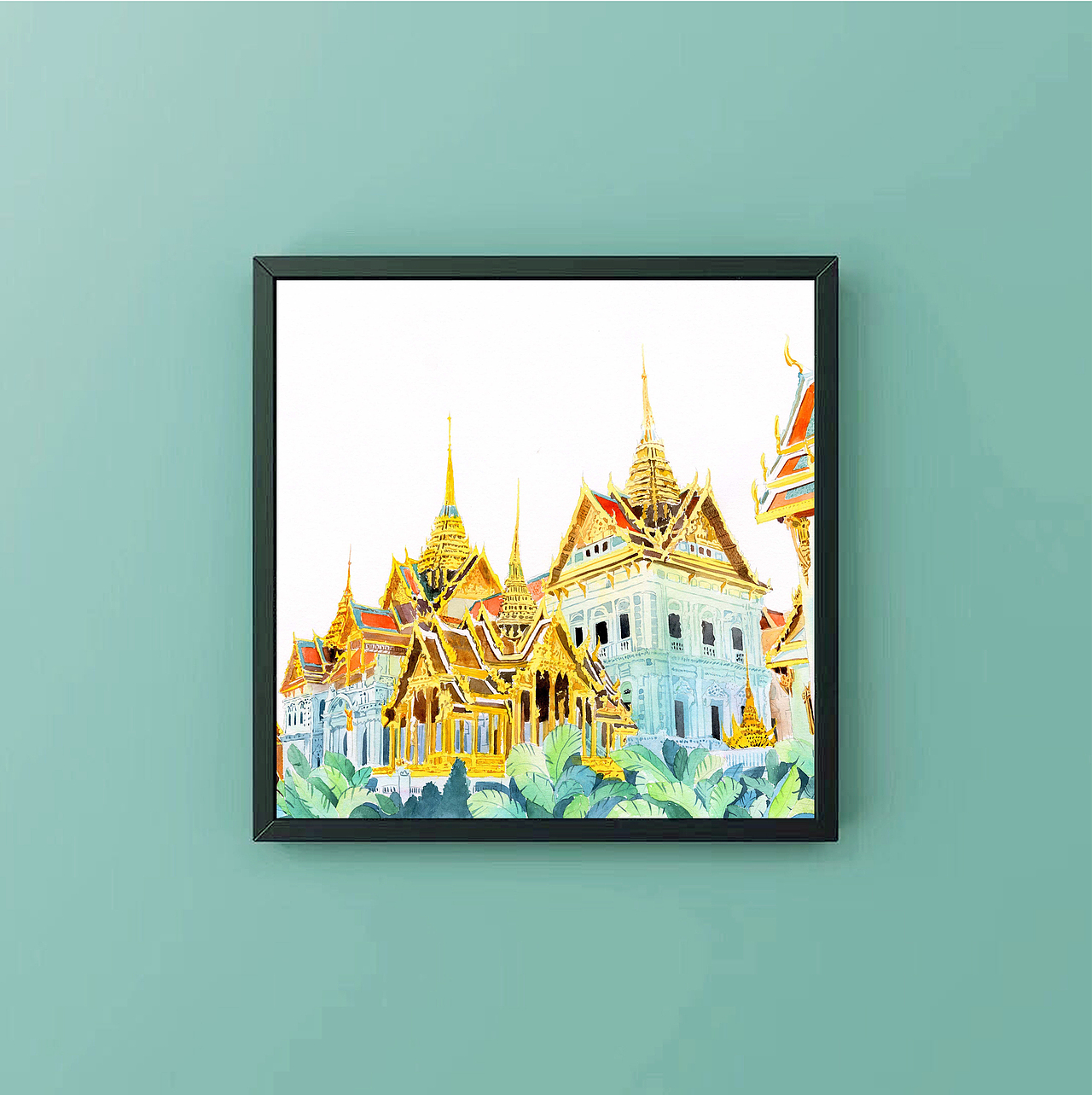 深圳航空2019年台历世界水彩插画