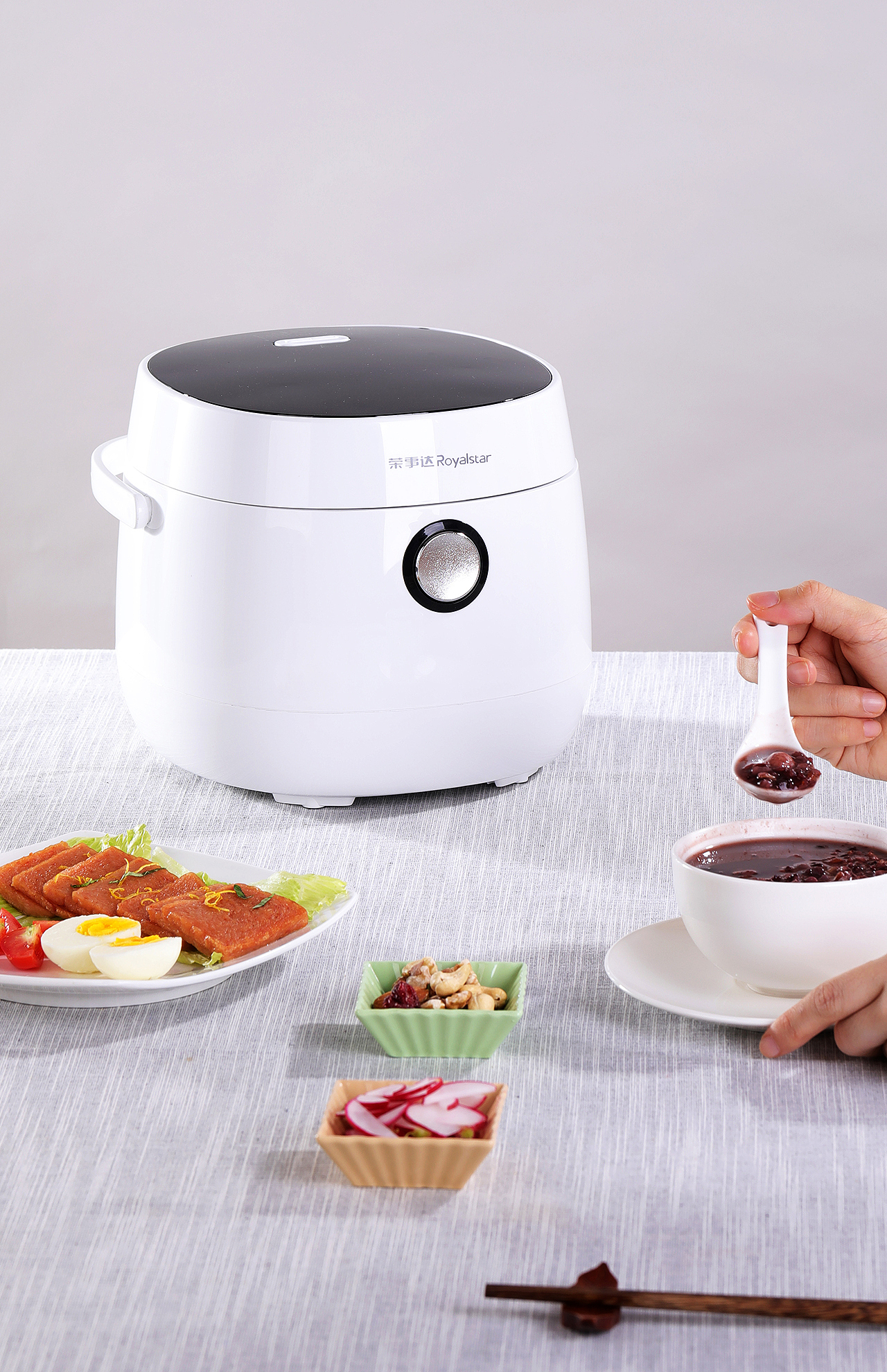 白色饭锅-原图（图ZMTYwODg5NjY0） - 产品摄影 - 站酷设计师海仔哥原创素材 - 站酷ZCOOL