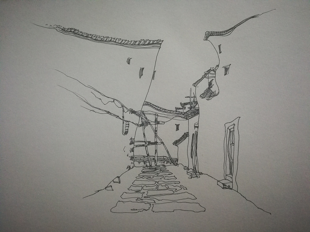 宏村写生|平面|图案|gggbong_临摹作品-站酷(zcool)