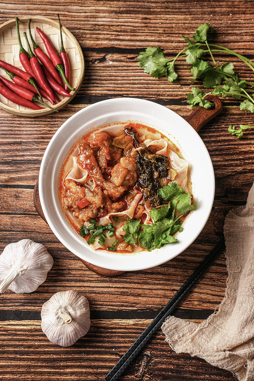 美食摄影|牛哇面