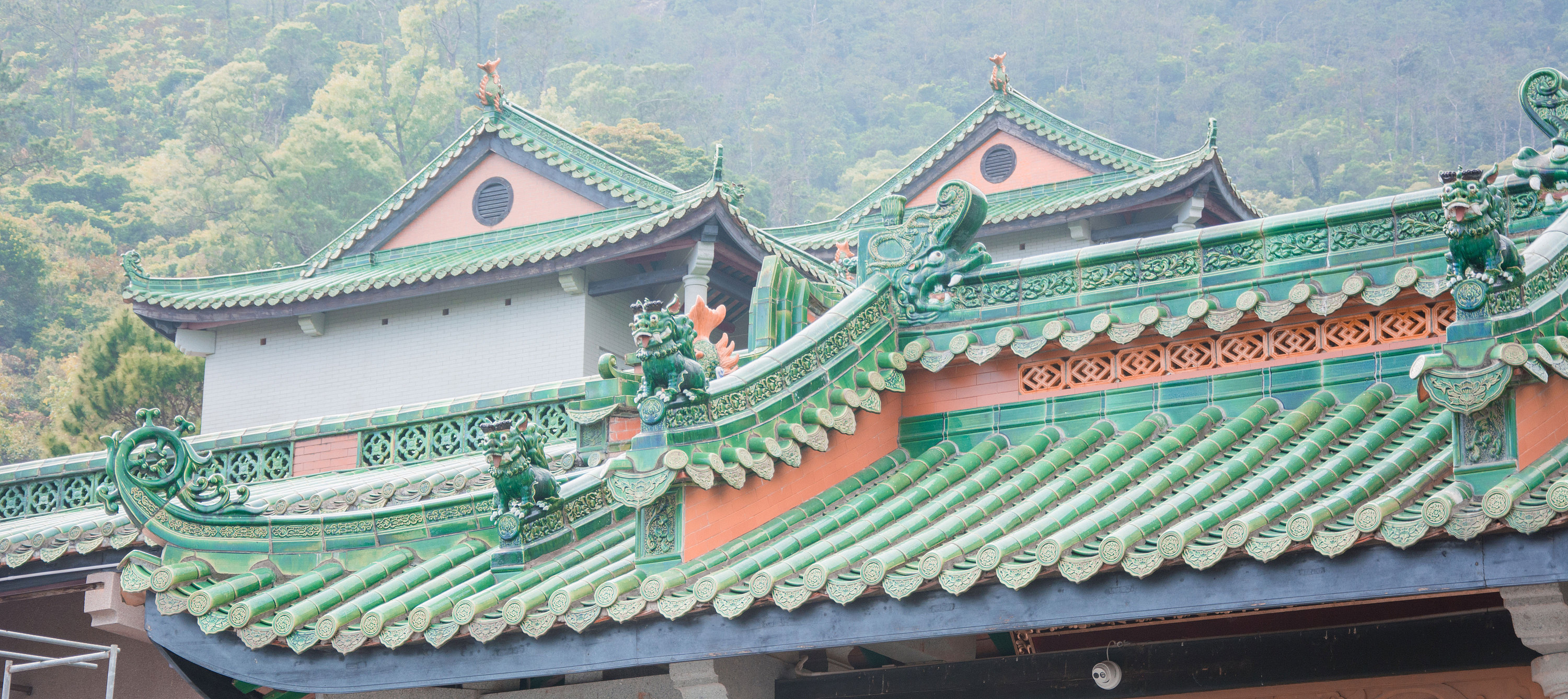 青云山的那些绿瓦红砖