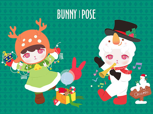 商插 | 泡泡玛特bunny图素绘制