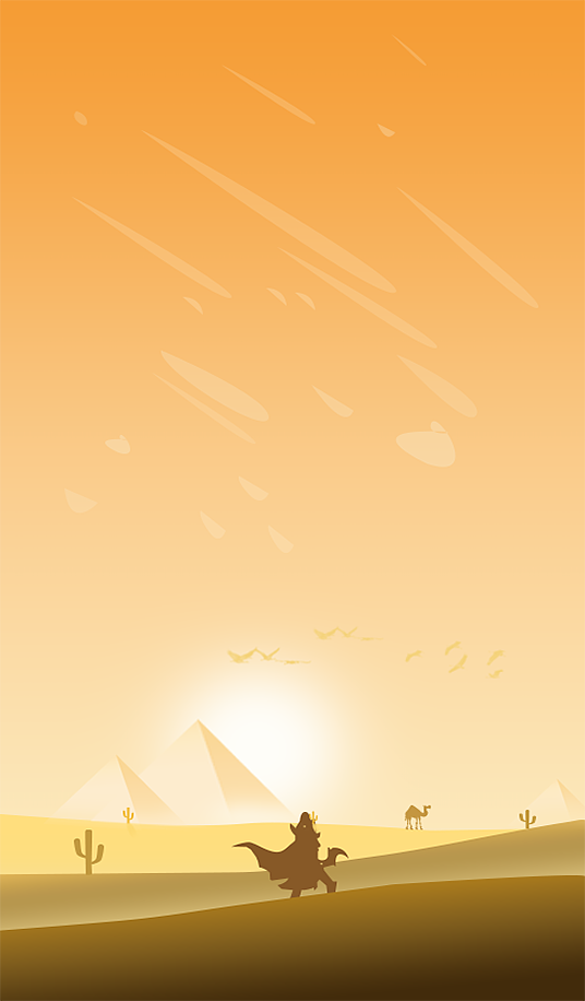 风景和鹿插画临摹（图ZNjU4Mzc3MjQ=） - 艺术插画 - 站酷设计师Anearn原创素材 - 站酷ZCOOL