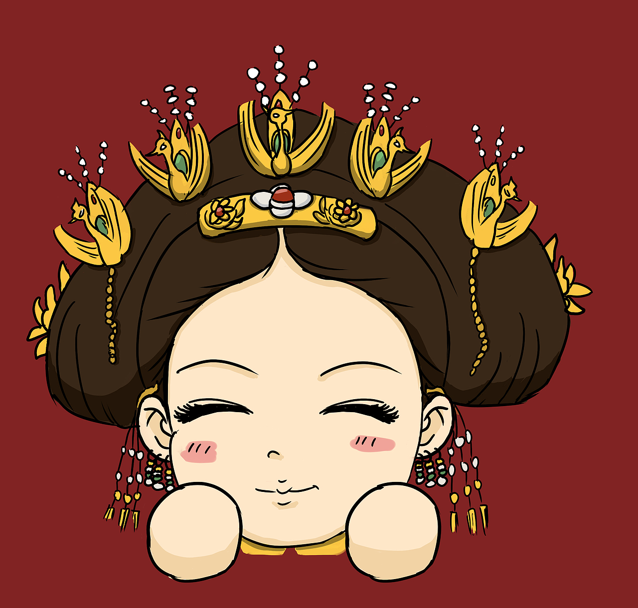 延禧攻略人物Q版头像（图ZMTI5NzE4NDQ4） - 图案 - 站酷设计师LeeZ李政原创素材 - 站酷ZCOOL