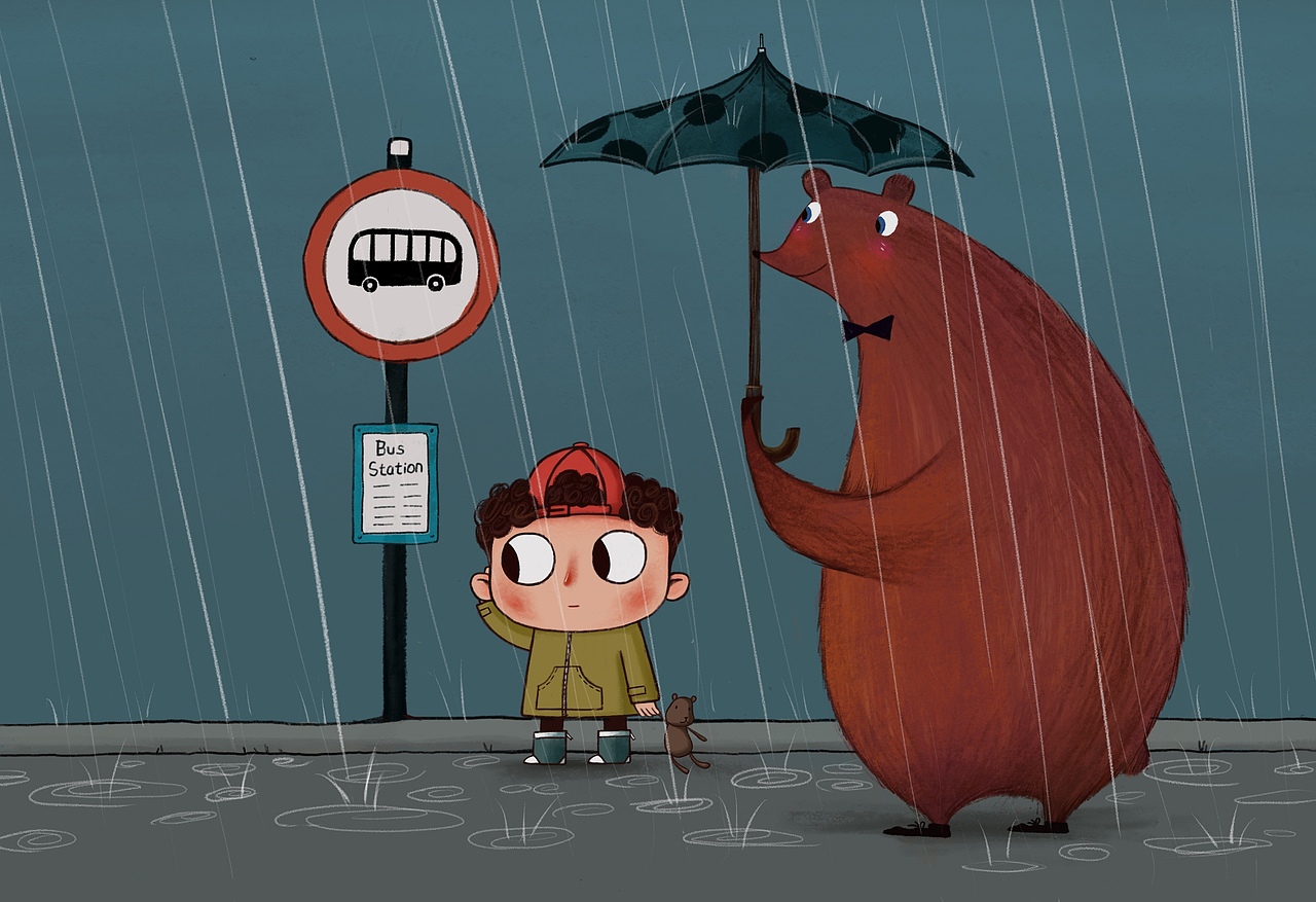 大头大头下雨不愁别人有伞我有大头