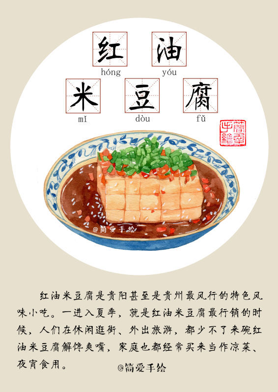 贵州美食简笔画图片
