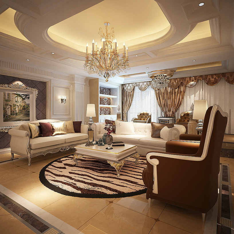 贵阳三层别墅装修,有钱人选择的欧式风格设计!