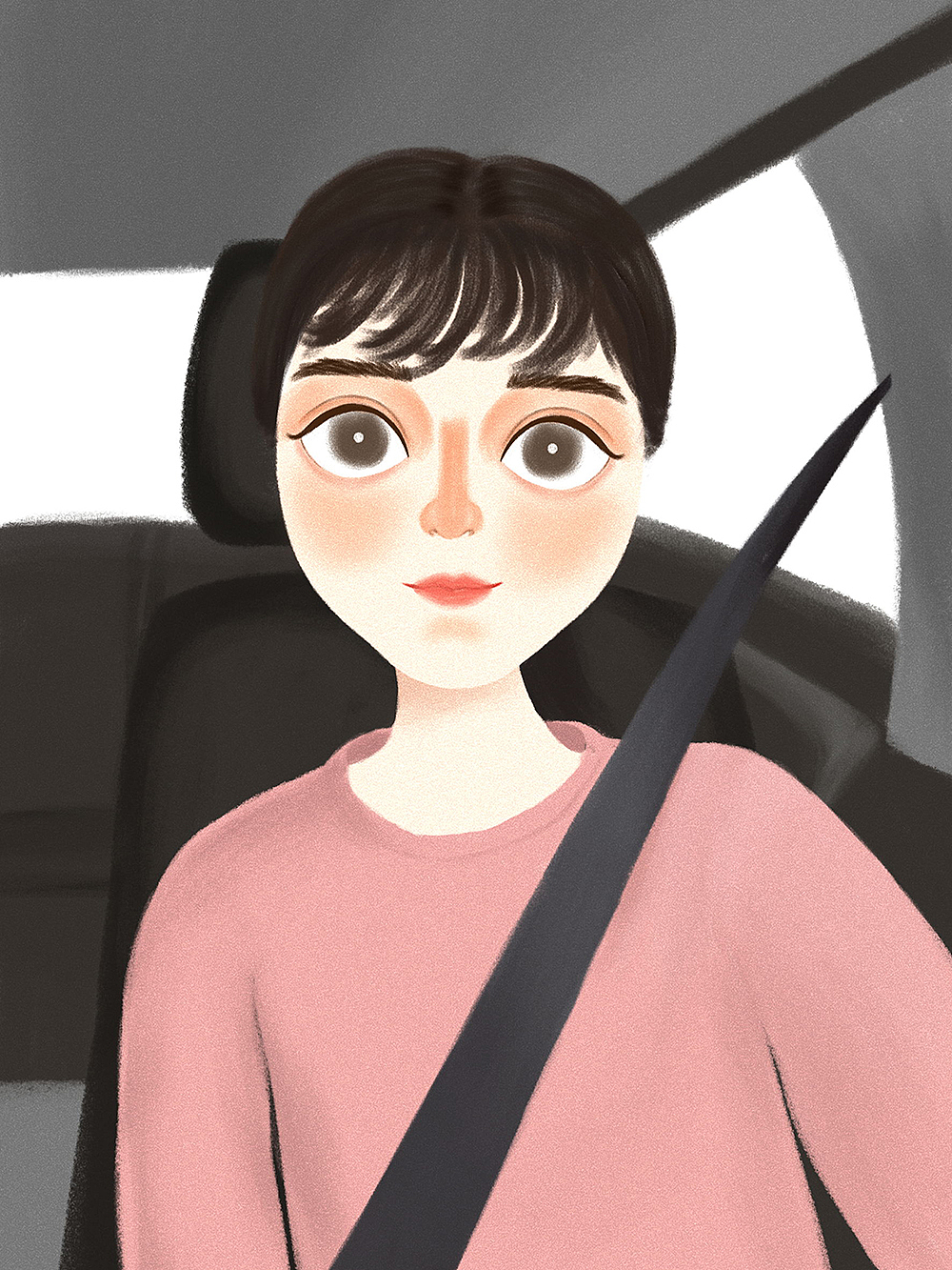 最后一个朋友的，头发把我难住了，还是没处理好，有时间还得好好研究一下这个发型怎么画
<br><br><br><br><br>这个月的汇总就是这样啦<br>卡通画法学习了ashui大触的作品<br>再加点自己的想法<br>画的还算顺利<br>画画没有捷径，多画多思考<br>继续加油鸭~