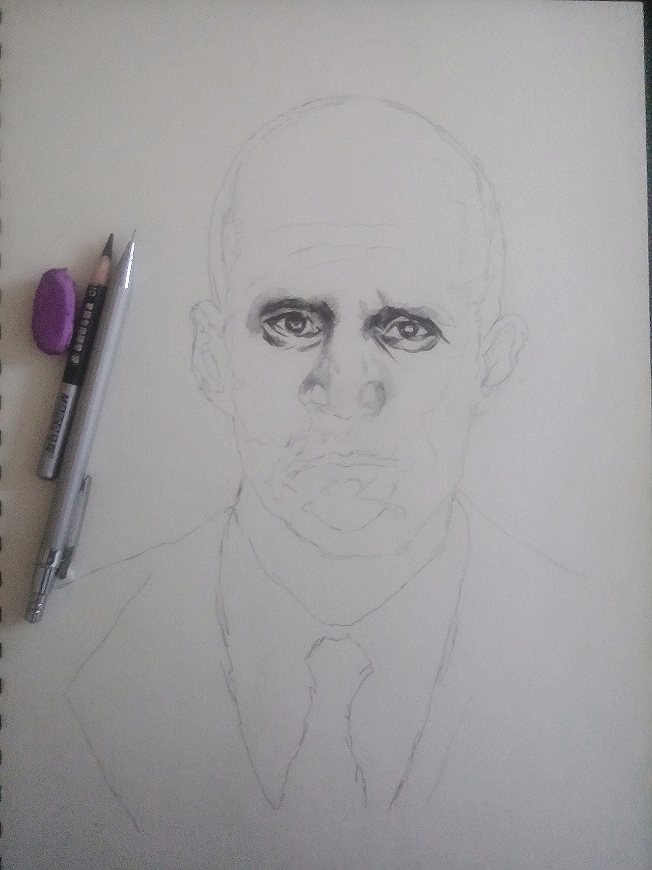 素描"杰森·斯坦森"|纯艺术|绘画|主君_原创作品-站酷zcool