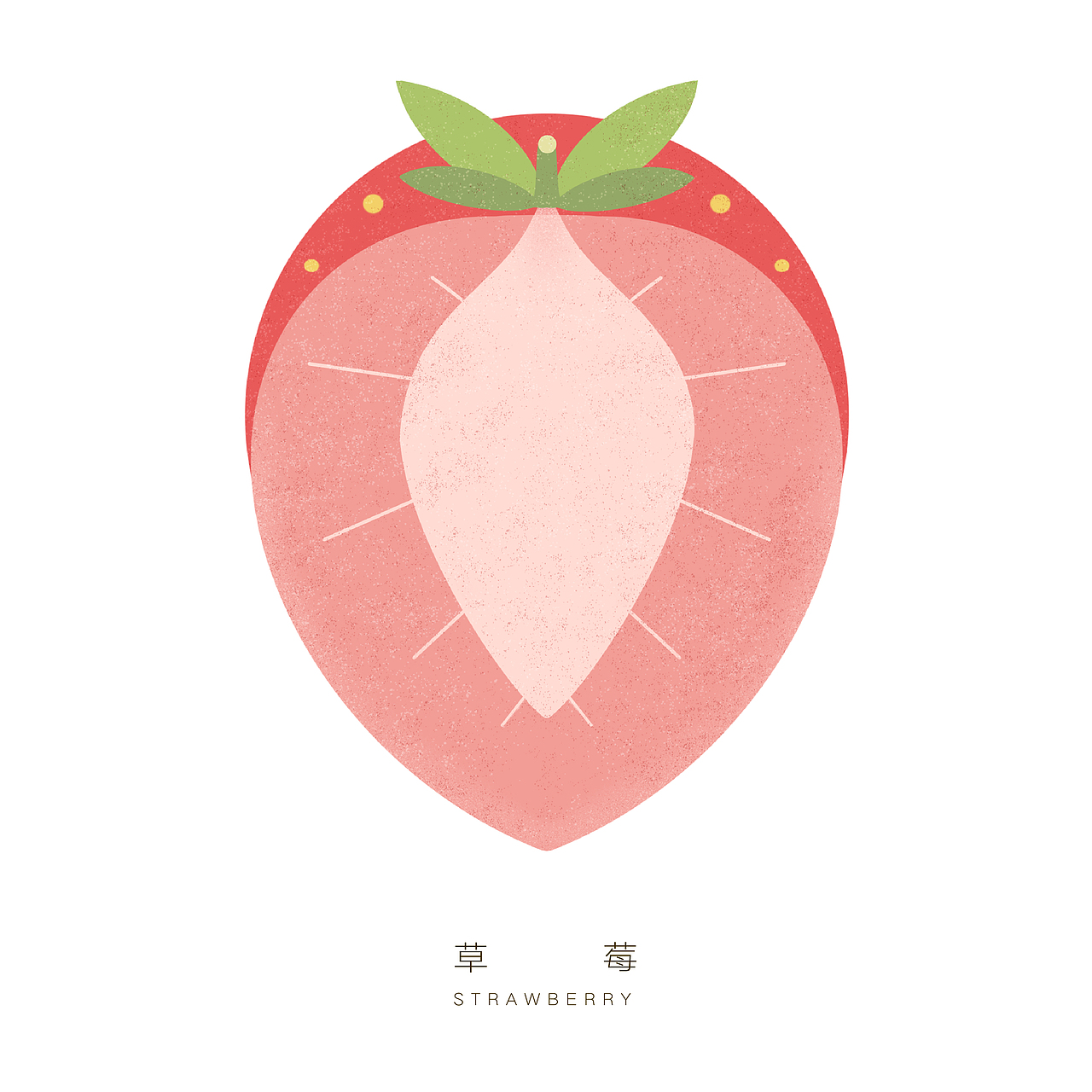 日式极简风格—水果系列（图ZMjI1Mzc5NDg0） - 艺术插画 - 站酷设计师西红柿_原创素材 - 站酷ZCOOL