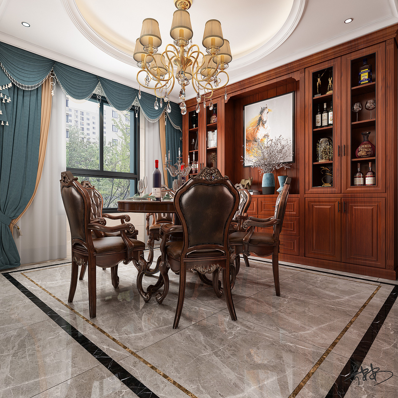 简美古典-给你打造不一样的家