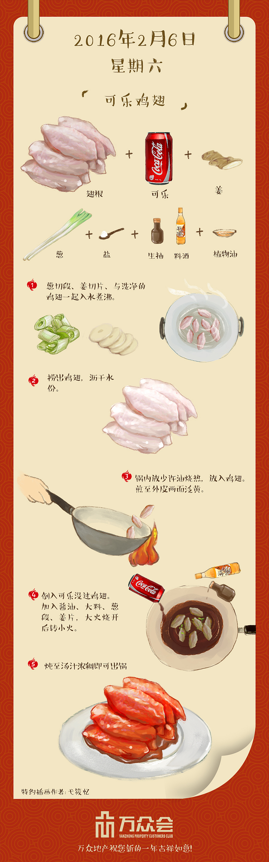 年夜饭插画菜谱（图ZMjM1MTM2NzQ0） - 商业插画 - 站酷设计师清寂泽原创素材 - 站酷ZCOOL