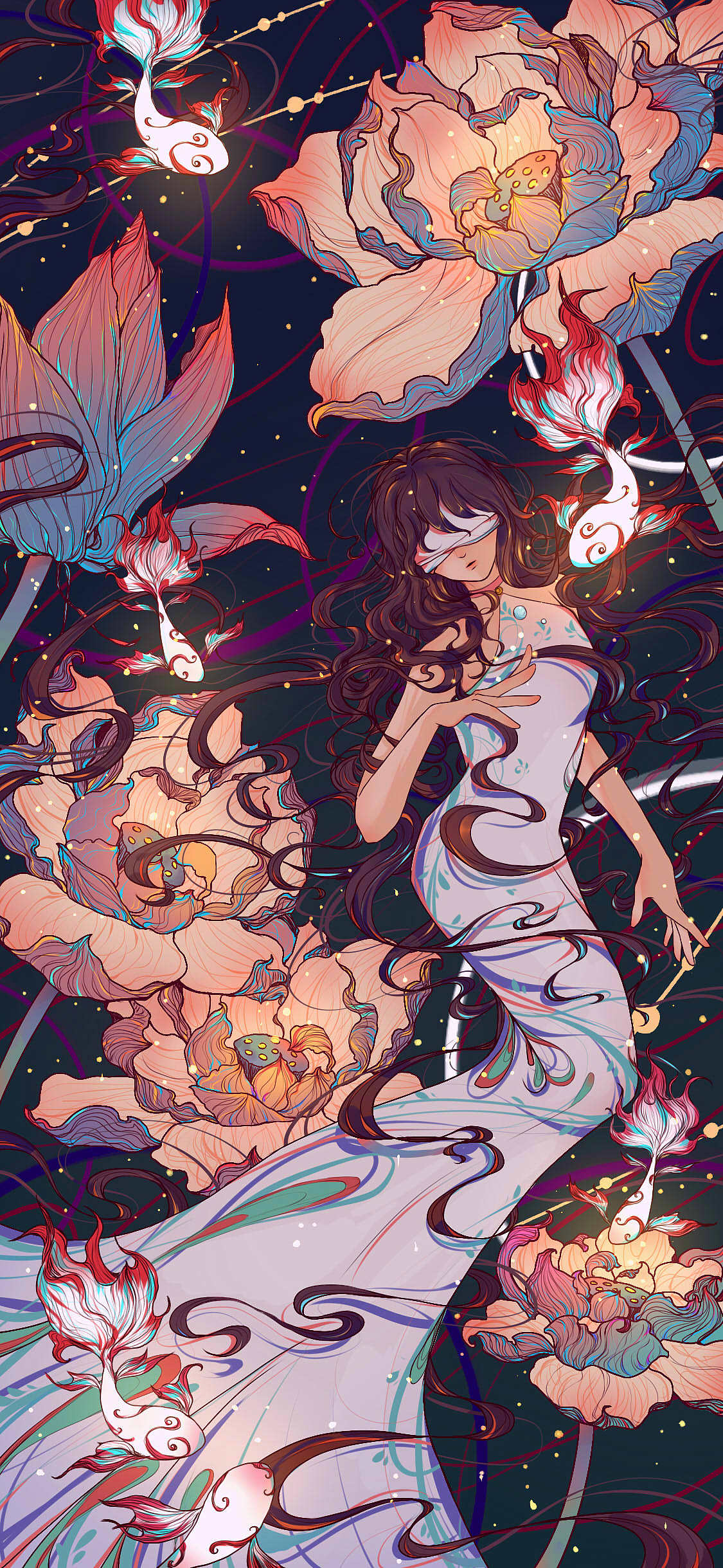插画壁纸（图ZMjg3MTY1ODgw） - 创作习作 - 站酷设计师痴嗤魑原创素材 - 站酷ZCOOL