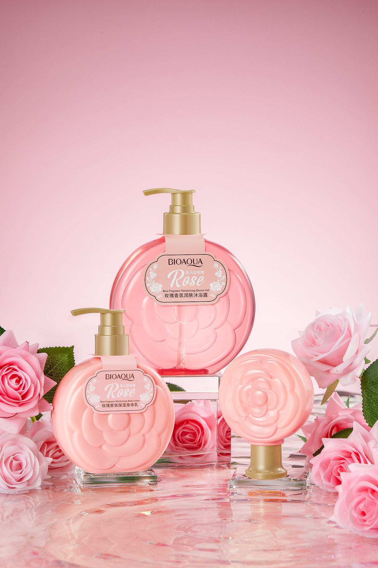 玫瑰香氛润肤沐浴露（图ZMjk0ODI1MDY4） - 产品摄影 - 站酷设计师朱先生摄影原创素材 - 站酷ZCOOL