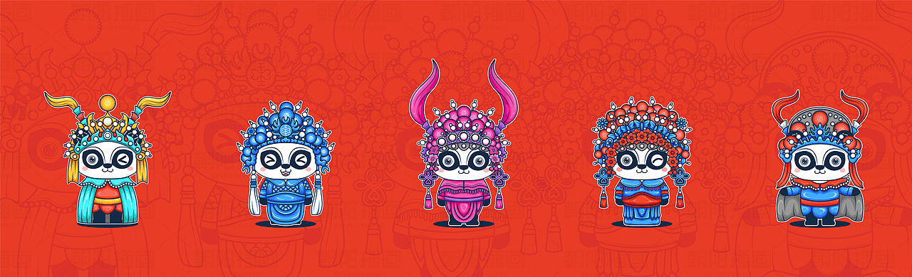 IP形象设计--可爱的熊猫 圆仔（二）（图ZMzMyODU2ODI0） - 商业插画 - 站酷设计师朝阳的插画原创素材 - 站酷ZCOOL