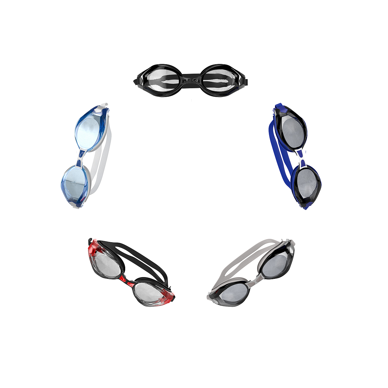 三维渲染-游泳用品-泳镜