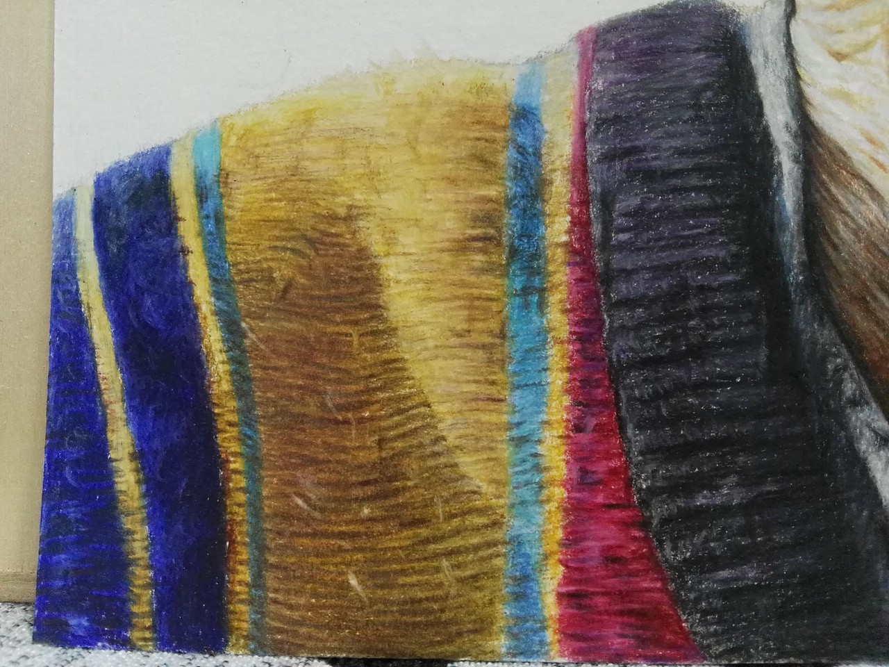 写实彩铅作品《爷爷》（图ZNzkyMTc3MzY=） - 绘画 - 站酷设计师浩轩手绘原创素材 - 站酷ZCOOL